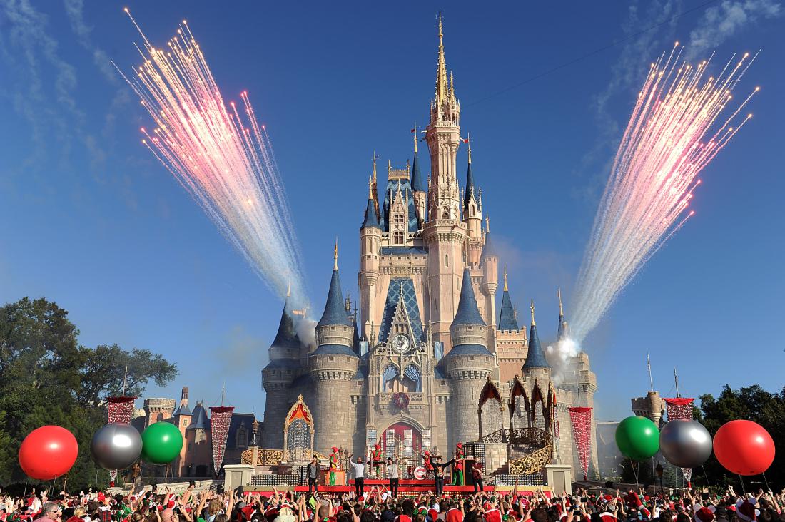 LAKE BUENA VISTA, FL - DECEMBER 06: In this handout photo provided by Disney Parks, English-Irish boy band The Wanted performs "Santa Claus is Coming To Town" while taping the Disney Parks Christmas Day Parade TV special December 6, 2013 at the Magic Kingdom park at Walt Disney World Resort in Lake Buena Vista, Florida. The 30th annual holiday telecast airs December 25 on ABC-TV. The show also will air in Canada on CBC Network, and across the globe on the American Forces Network. (Photo by Mark Ashman/Disney Parks via Getty Images)