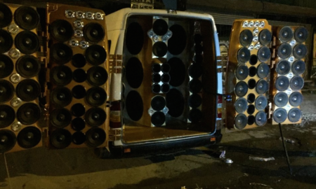 80 speakers van