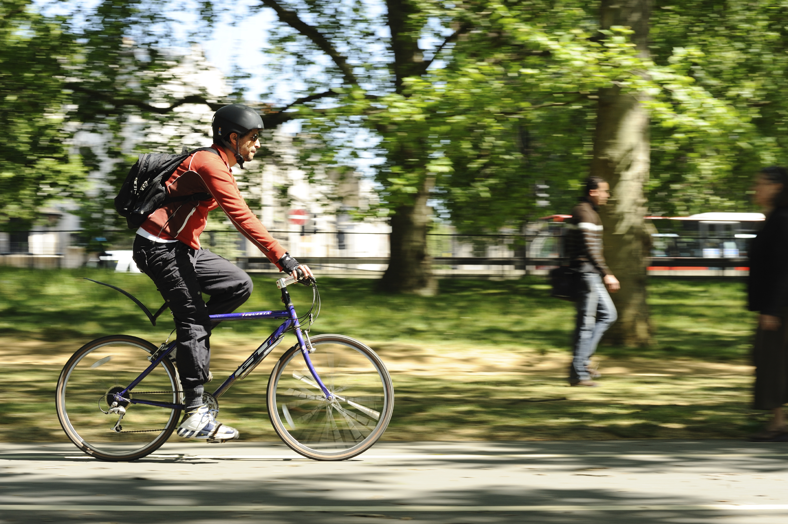 Cyclist hyde park