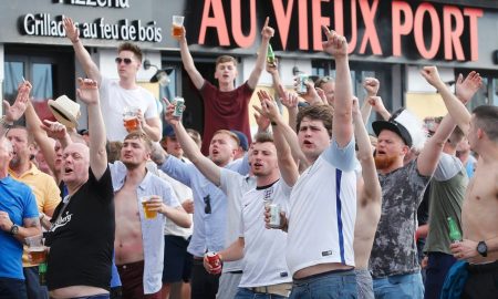 England Fans Fighting