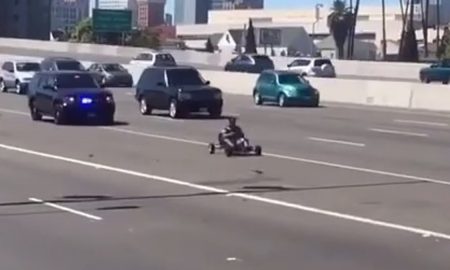 Go kart police chase