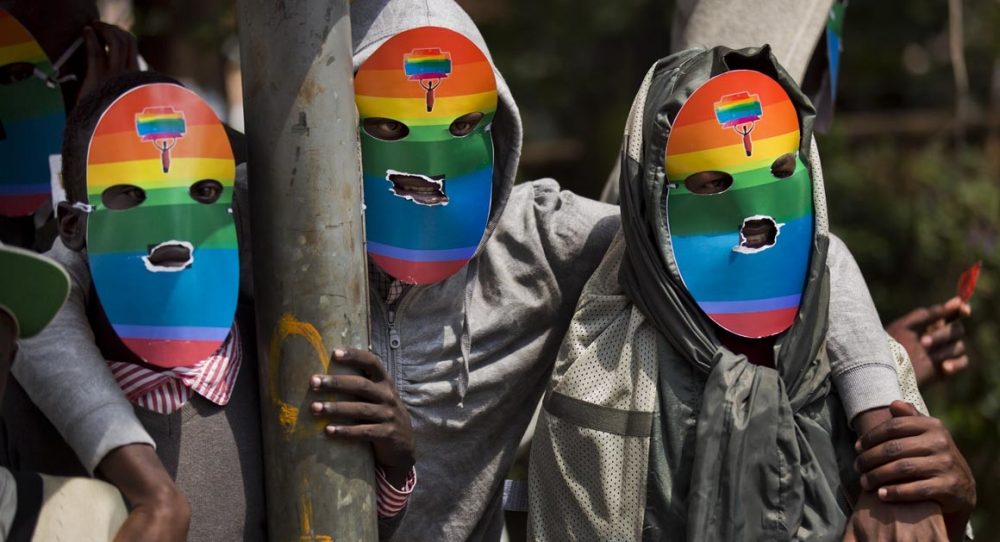 Kenyan LGBT protestors