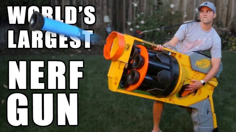 The World’s Largest Nerf Gun Is Absolutely Fucking Insane (VIDEO)