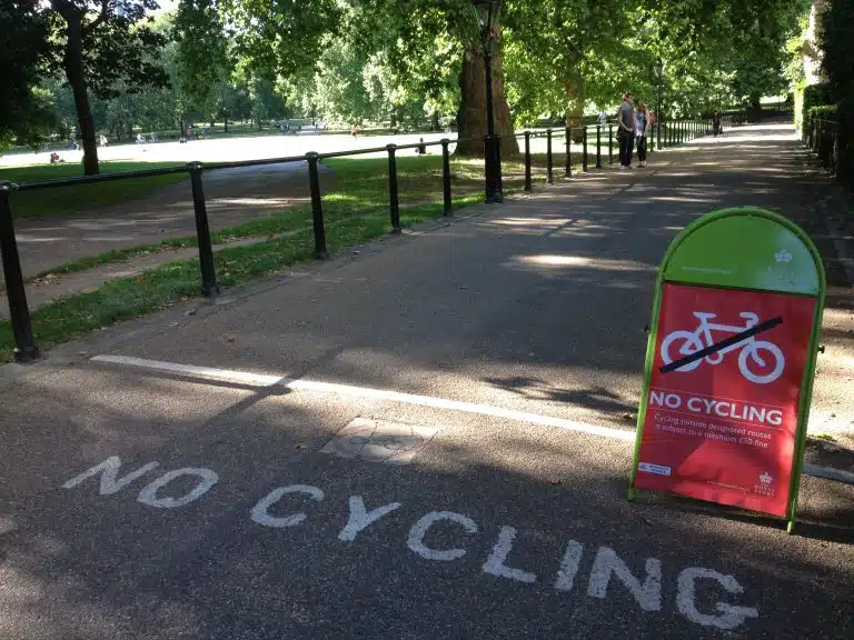 No cycling