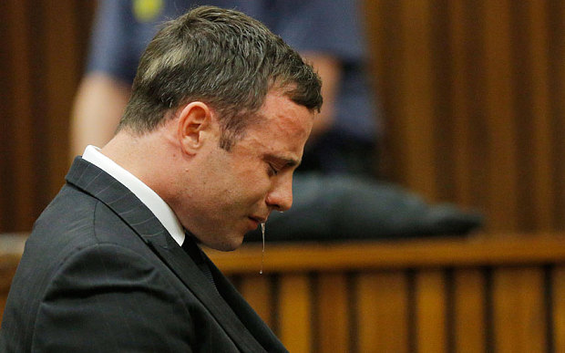 Oscar pistorious cry