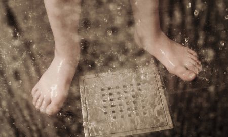 Pee in shower