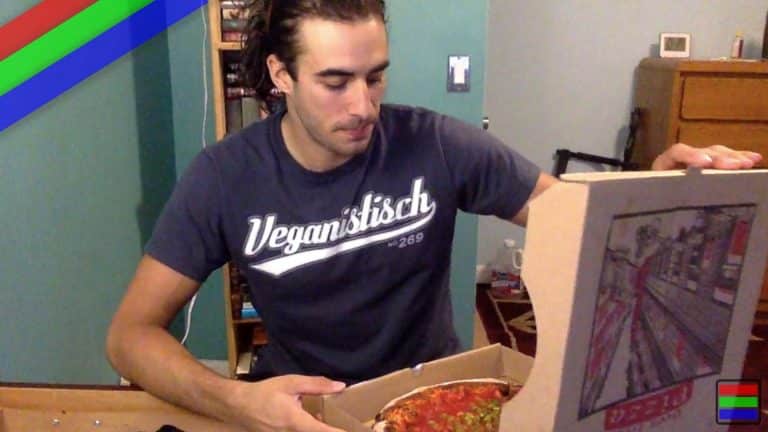 Watch This Vegan Go Into Complete Meltdown When He Finds Out His Pizza Isn’t Vegan (LIVE-STREAM)