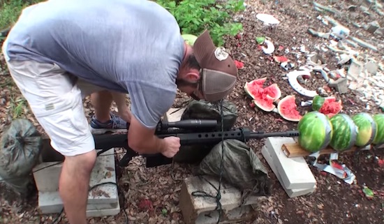 Sniper Rifle Watermelons