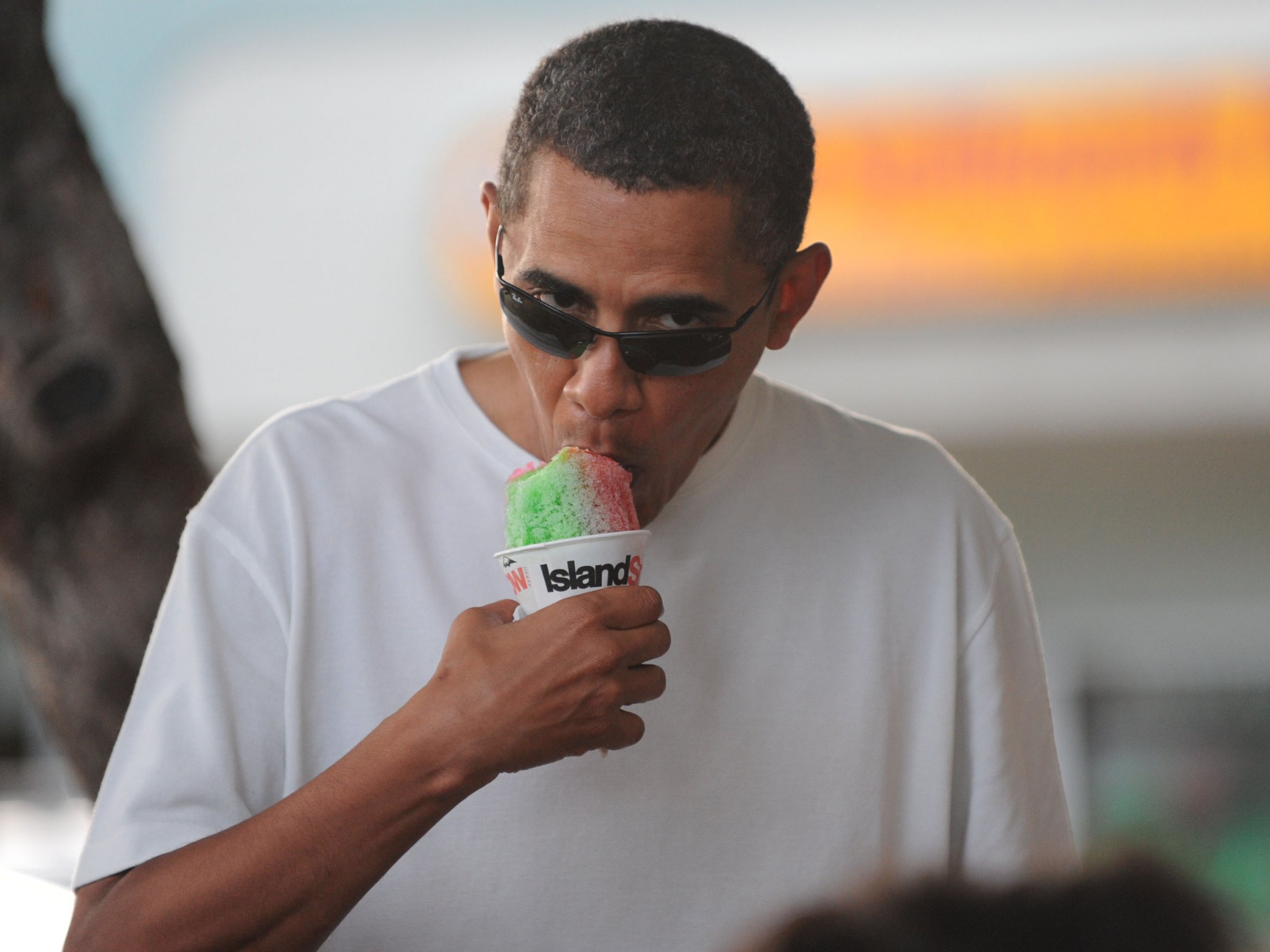 Barack Obama snow cone