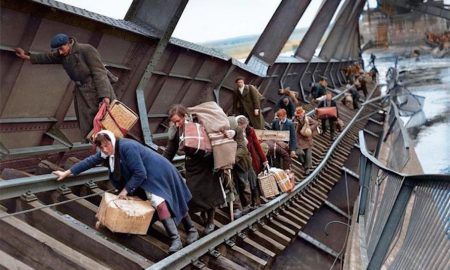Colourised WW2 Refugees Featured