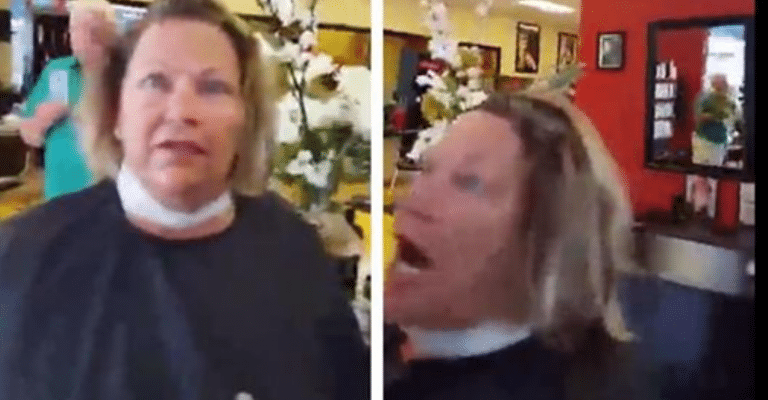 Woman Goes Absolutely NUTS On Some Guy Trying To Get A Refund For His Haircut (VIDEO)