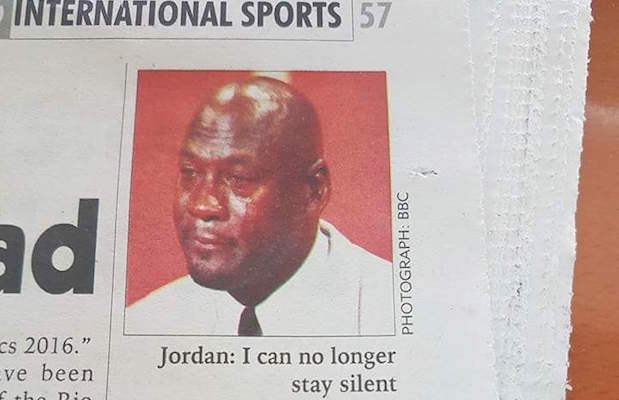 Crying MJ meme story