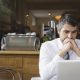 Depressed Man Laptop