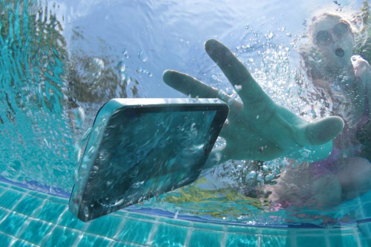 Dropping Phone In Water