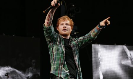 Ed Sheeran on stage