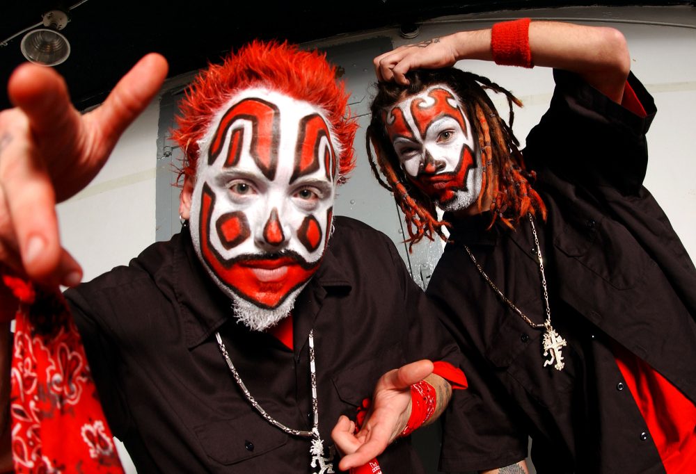 Insane Clown Posse backstage in Chicago