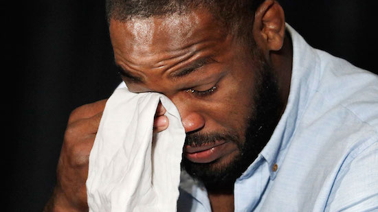 Jon Jones Crying