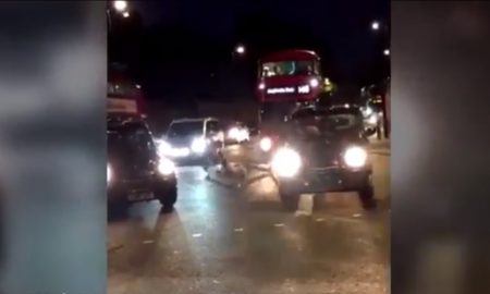 Man stabbed machete london