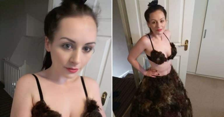 This Woman Made A Dress Entirely Out Of Random People’s Pubic Hair