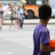 kid with water gun