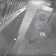 man throw meat mosque