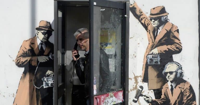 A Builder Accidentally Destroyed This Famous Banksy Painting Worth £1 Million