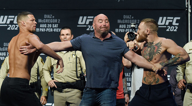 Conor McGregor Nate Diaz Dana White