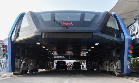 Elevated Road Bus