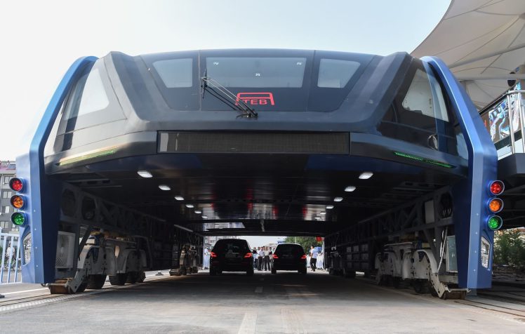 Elevated Road Bus