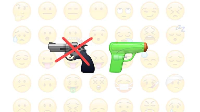 Apple Have Replaced The Gun Emoji With Water Pistol Because It’s Too Violent