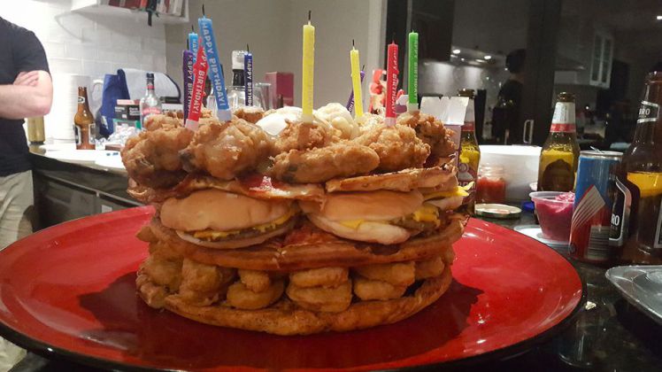 Fast Food Birthday Cake