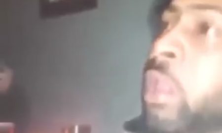 Guy Coughs Up Ball Of Phlegm