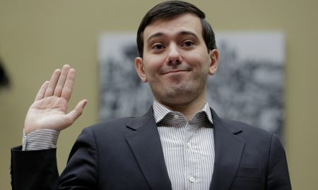 Shkreli, former CEO of Turing Pharmaceuticals LLC, is sworn in to testify on Capitol Hill in Washington