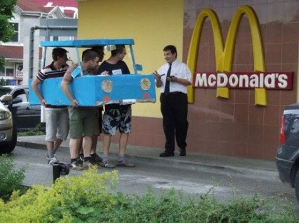 McDonald's Drunk drive thru