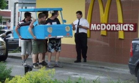 McDonald's Drunk drive thru