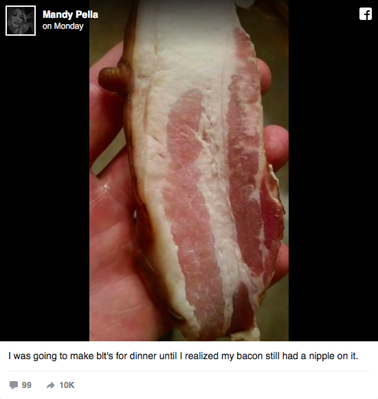 bacon nipple