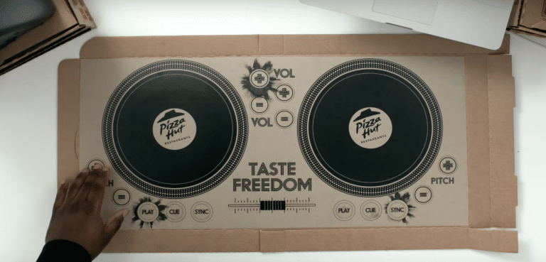 Pizza Hut Just Launched The World’s First Playable DJ Pizza Box