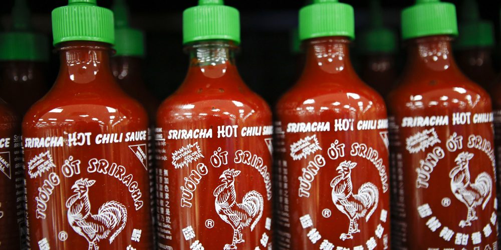 Sriracha hot sauce