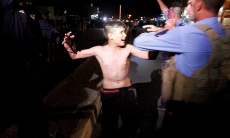 Suicide bomber boy belt