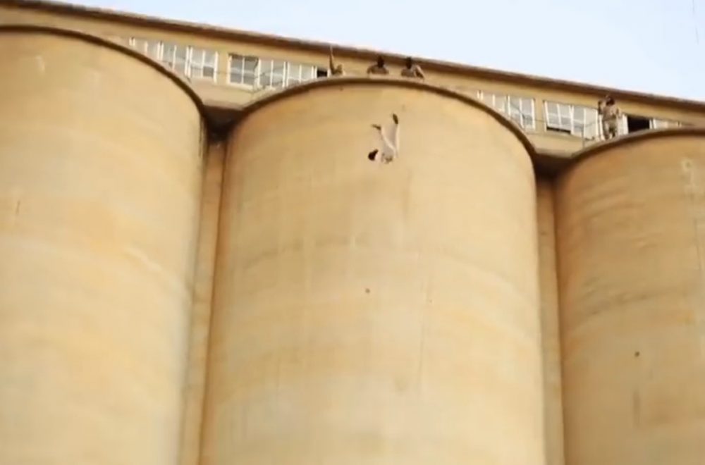 Throwing man off building ISIS