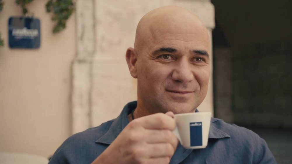 Andre Agassi Lavazza