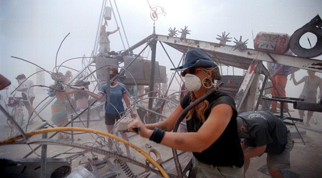 Burning Man Camp Raided