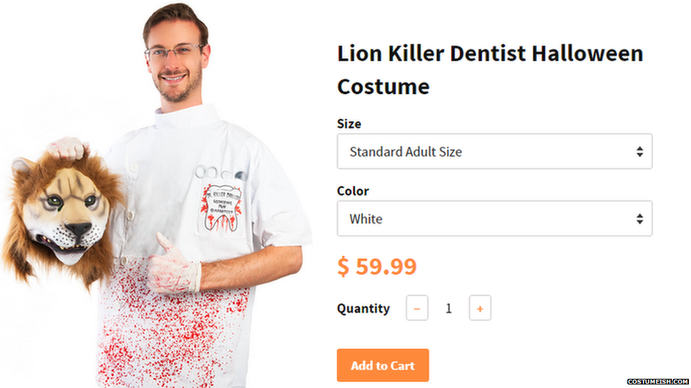 Cecil the Lion costume