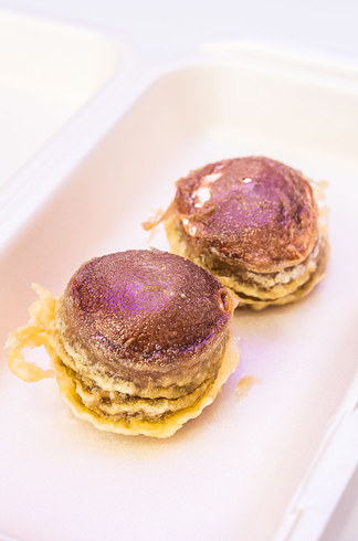 Deep fried Tunnock's Teacake