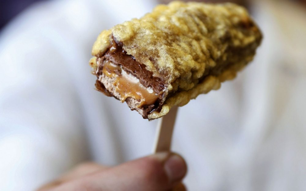 Deep fried mars bar