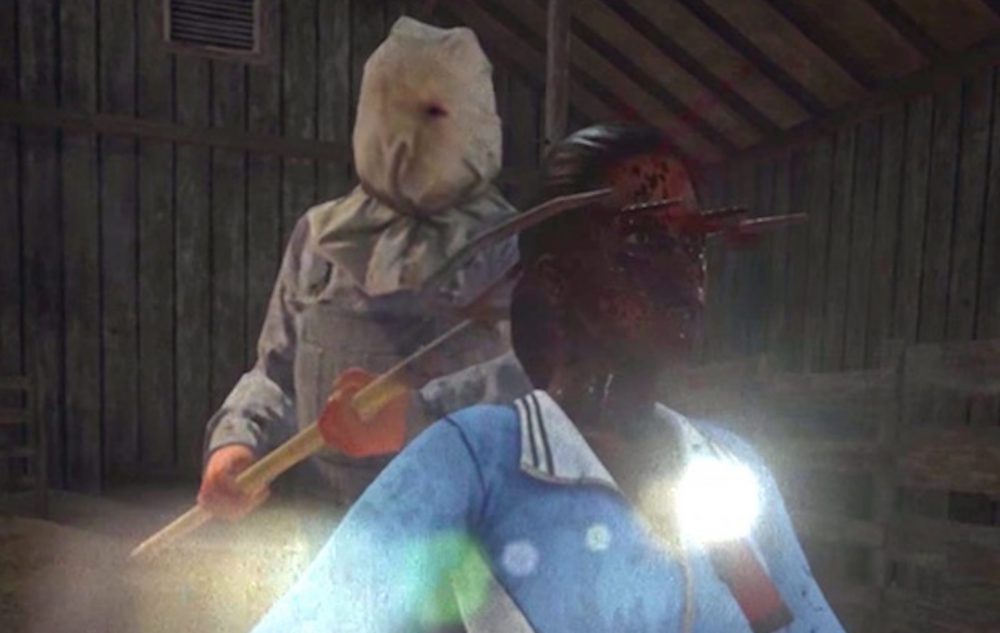 Pitchfork Through Head Jason Voorhees