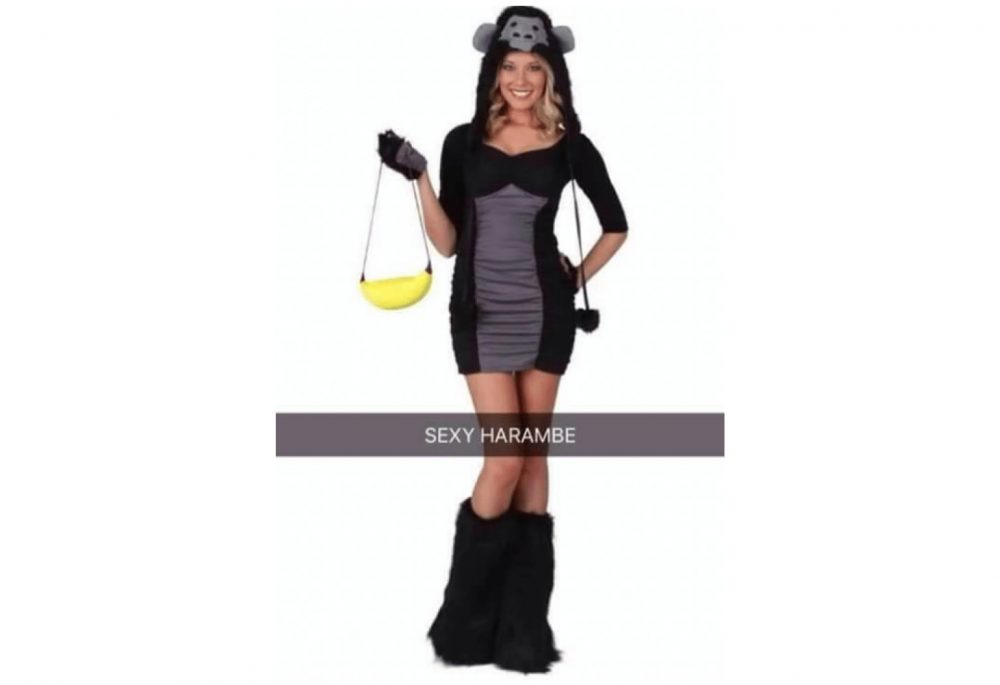 Sexy Harambe costume