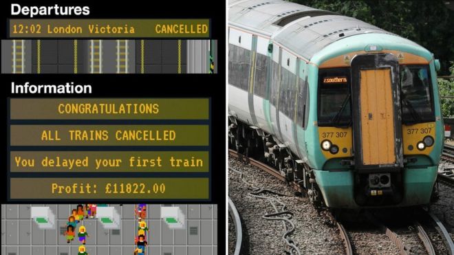 Southern Rail Fail Strike - Computer Game