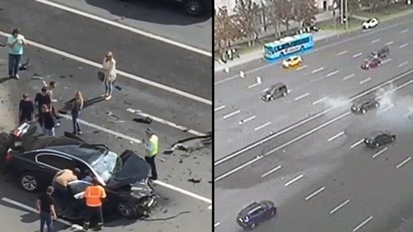 Vladimir Putin's Official Car Crash