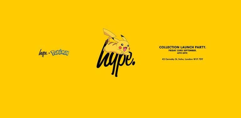 Watch Out Trainers, The Pokémon Themed ‘Hype’ Collection Is On Its Way